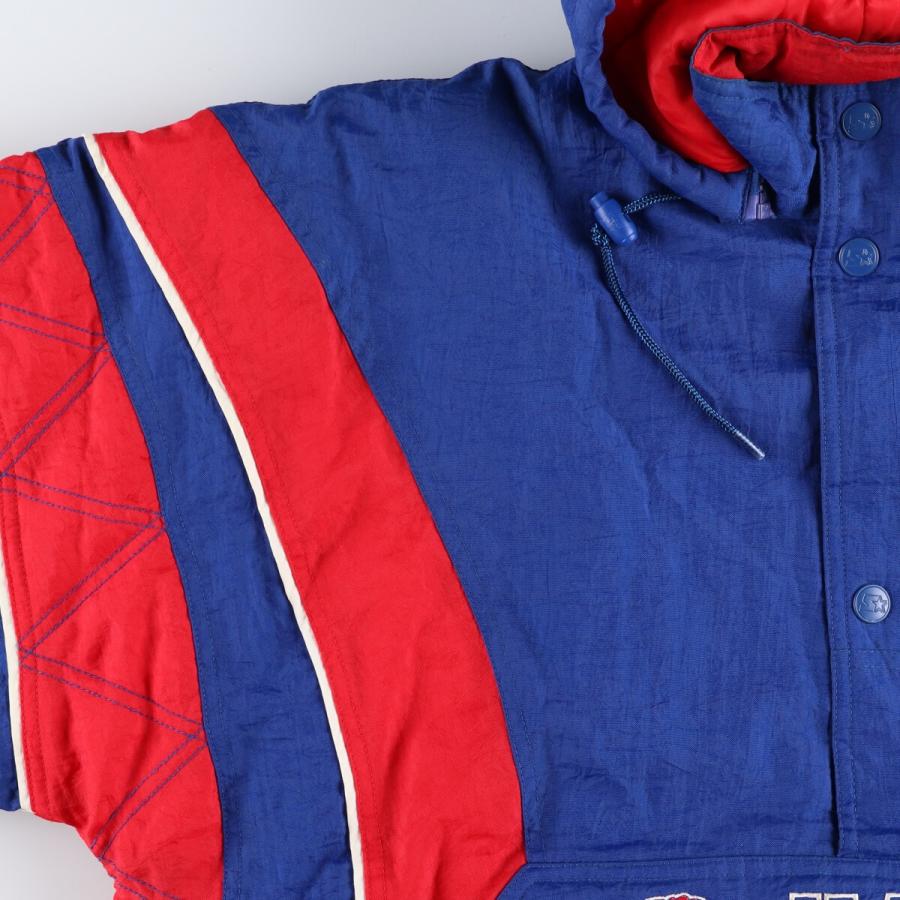 90s STARTER カレッジ 中綿 アノラック プルオーバー 古着 90s STARTER カレッジ 中綿 アノラック プルオーバー 古着