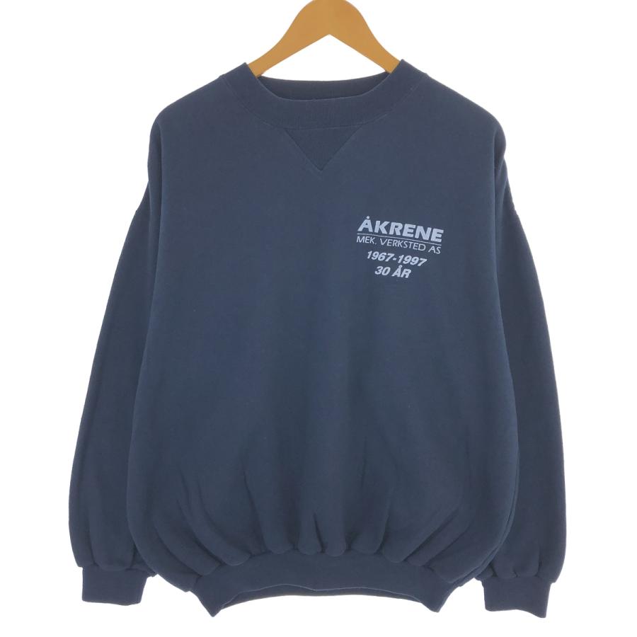 umbro 古着 90年代 アンブロ UMBRO 青タグ プリントスウェットシャツ 