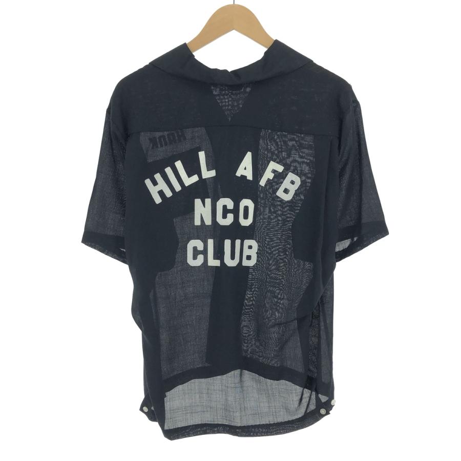 ANGEL TOWN ヴィンテージ　ボーリングシャツ 古着 60年代 ANGEL TOWN バックプリント オープンカラー 半袖