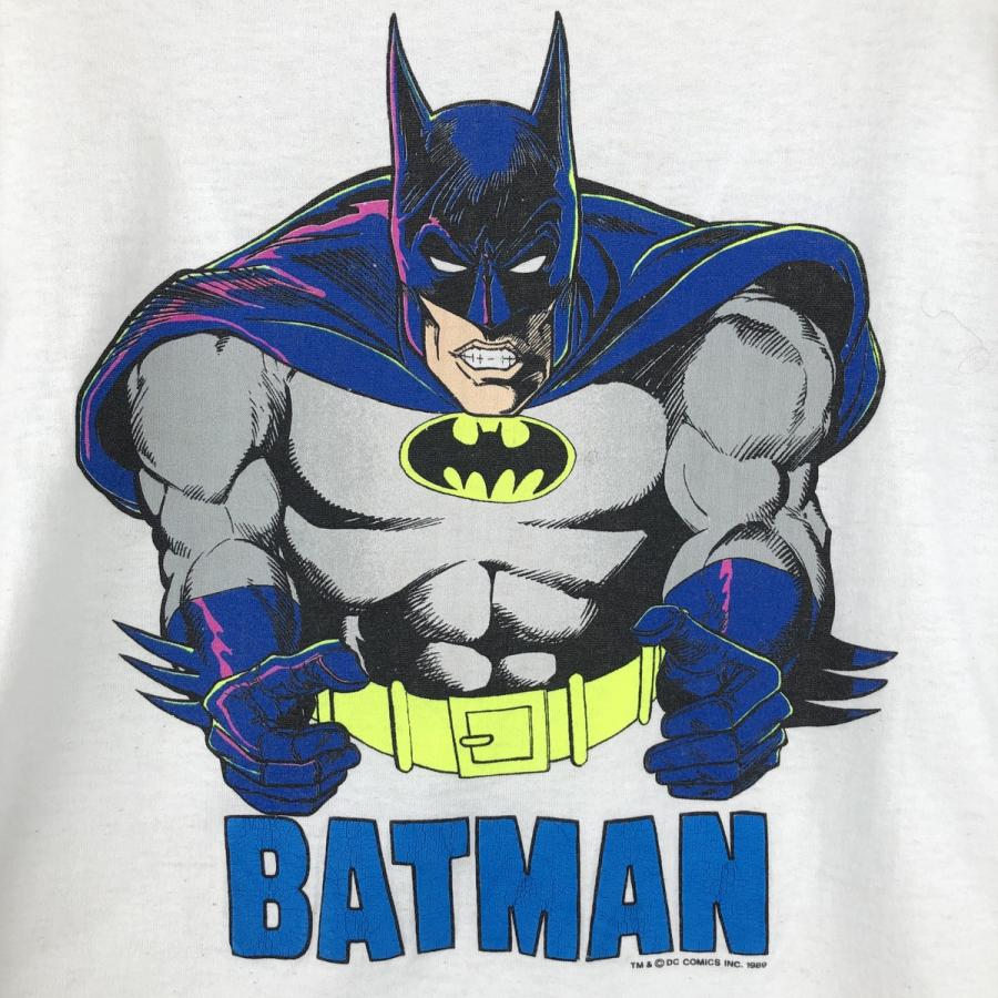 古着 80年代 AMERICAN MARKETING WORKS BATMAN バットマン キャラクタープリントTシャツ USA製 レディースL相当 ヴィンテージ/eaa458044 古着 80年代 AMERICAN MARKETING WORKS BATMAN バットマン