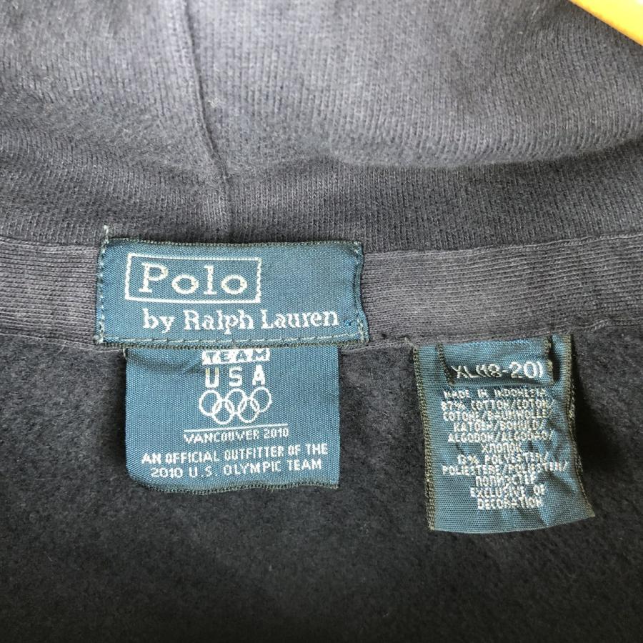 古着 ラルフローレン Ralph Lauren POLO by Ralph Lauren TEAM USA スウェットプルオーバーパーカー メンズXL相当/eaa458131 古着 ラルフローレン Ralph Lauren POLO by TEAM USA スウェットプル