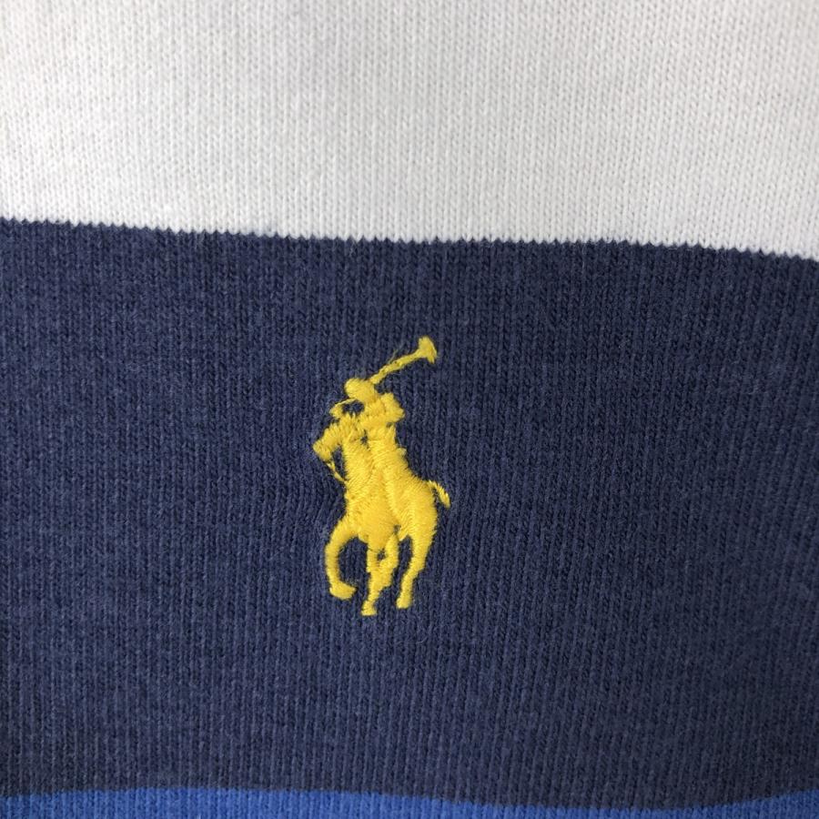 古着 ラルフローレン Ralph Lauren POLO by CUSTOM FIT ボーダー柄