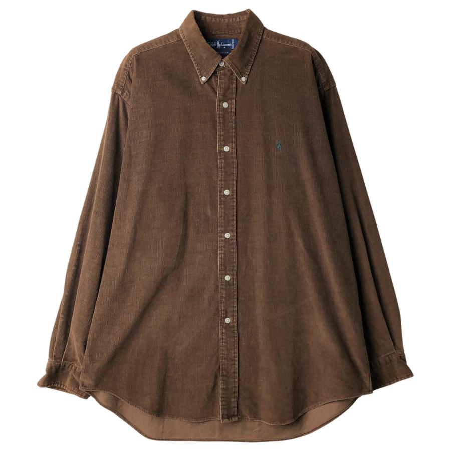 古着 ラルフローレン Ralph Lauren 長袖 ボタンダウン コーデュロイ