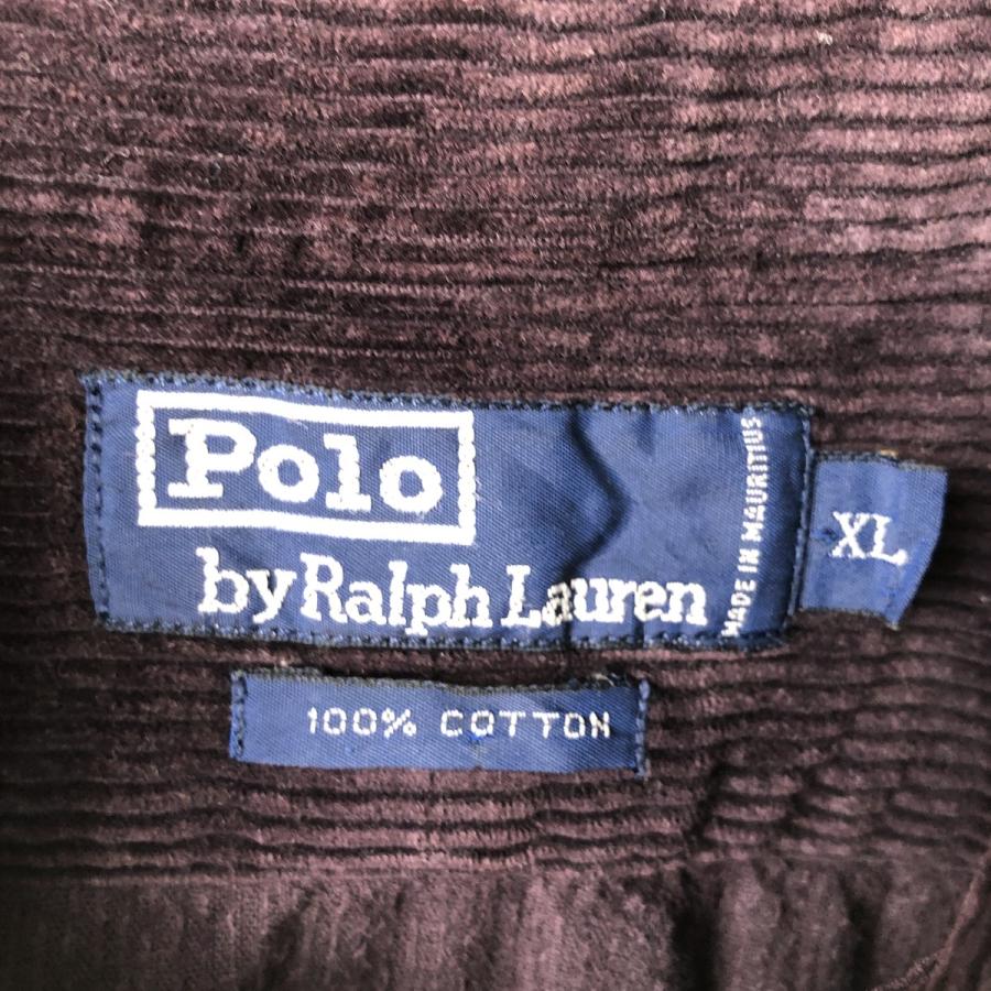 古着 ラルフローレン Ralph Lauren POLO by 長袖 コーデュロイシャツ