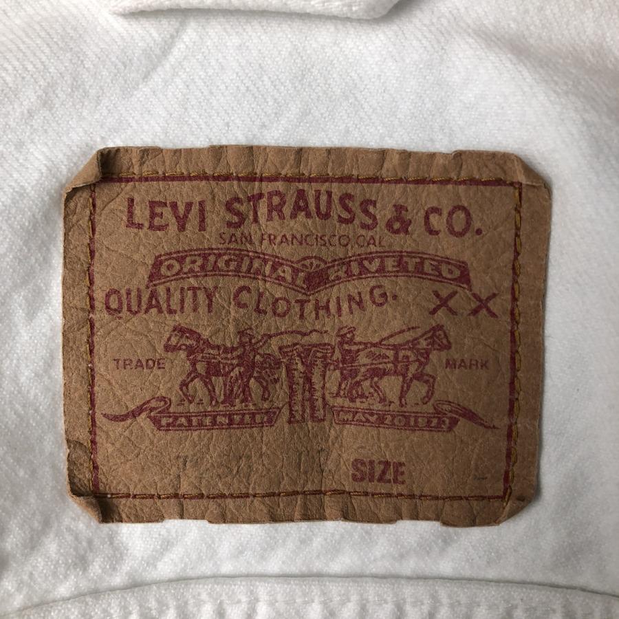 Levi's（リーバイス） 古着 90年代 ホワイトデニムジャケット Gジャン