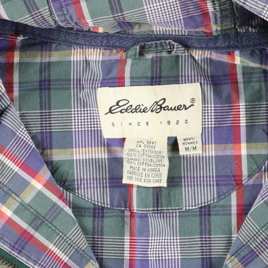 Eddie Bauer（エディーバウアー） 古着 マドラスチェック コットンプル