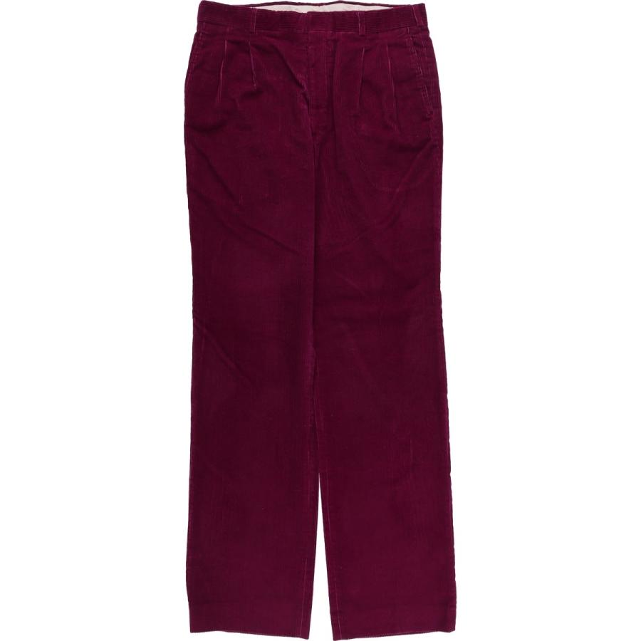 古着 80~90年代 ランズエンド LANDS'END ツータック コーデュロイ