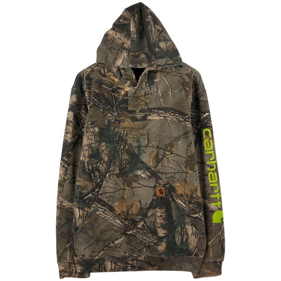 Carhartt（カーハート） 古着 迷彩柄 リアルツリーカモ スウェットプル