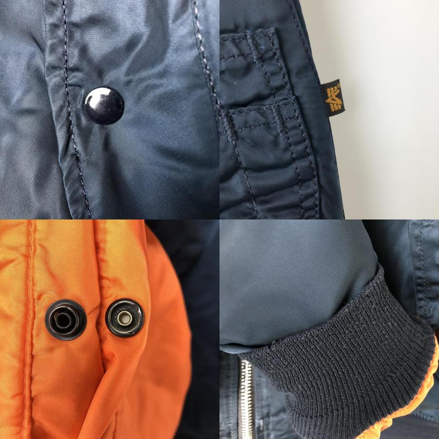 い*と様 Alpha MA-1 フライトジャケット　古着　90s　usa製 古着 90年代 民間品 アルファ ALPHA MA-1タイプ 中綿入り ミリタリー