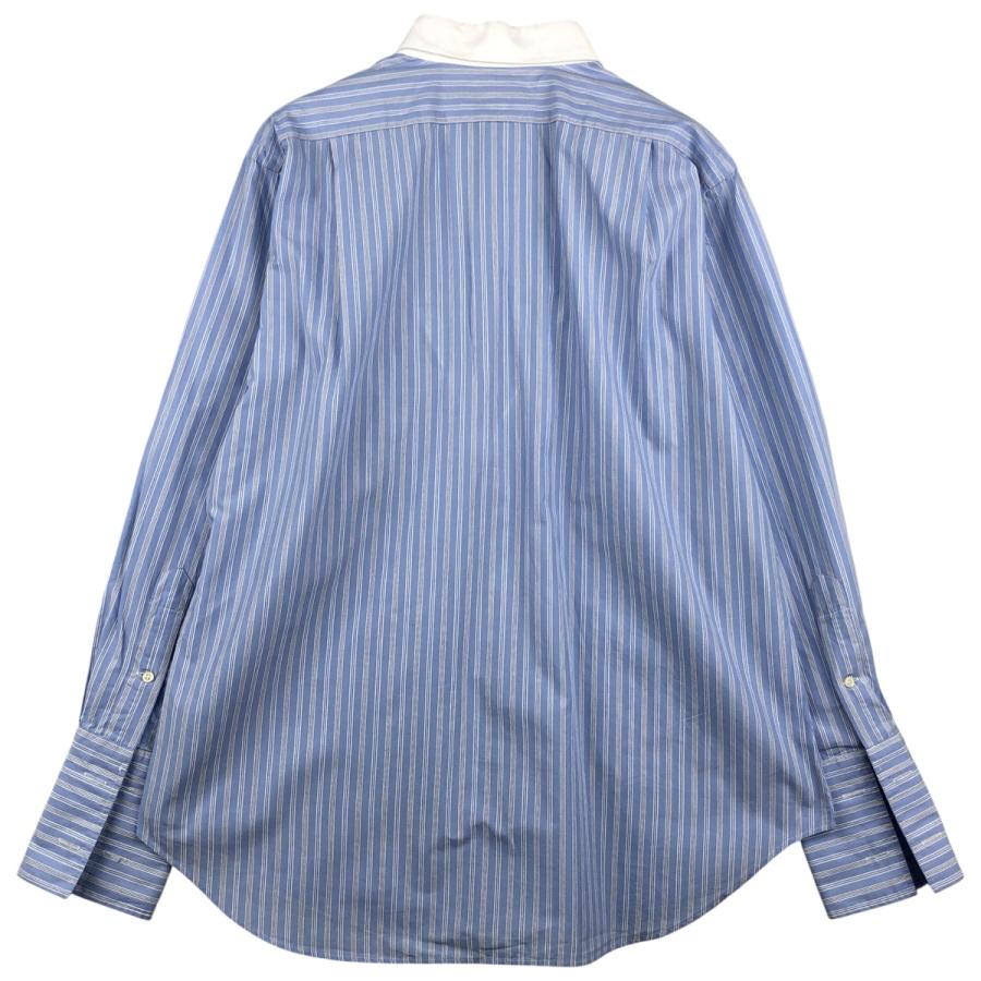 ラルフローレン ストライプ ボリュームスリーブ ロングカフス シャツ 6 古着 ラルフローレン POLO by Ralph Lauren PHILIP ワイドカラー