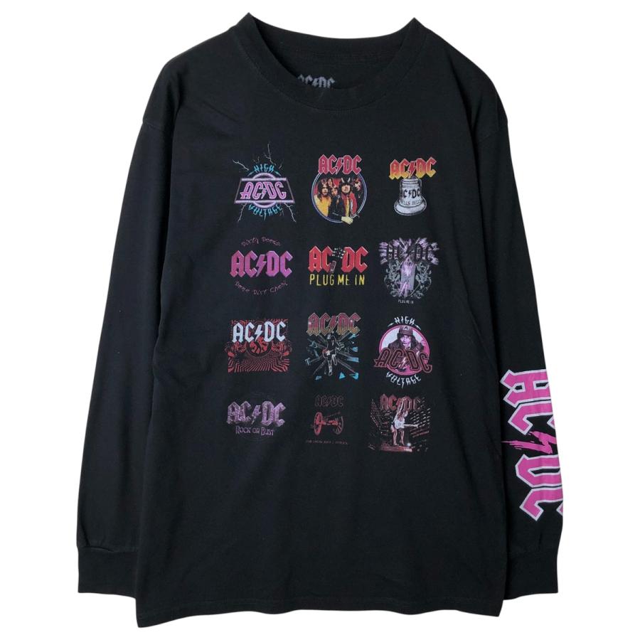 AC/DC エーシーディーシー/バンドスウェット/古着/バンT 古着 AC/DC エーシーディーシー ロンT バンドTシャツ バンT メンズXL