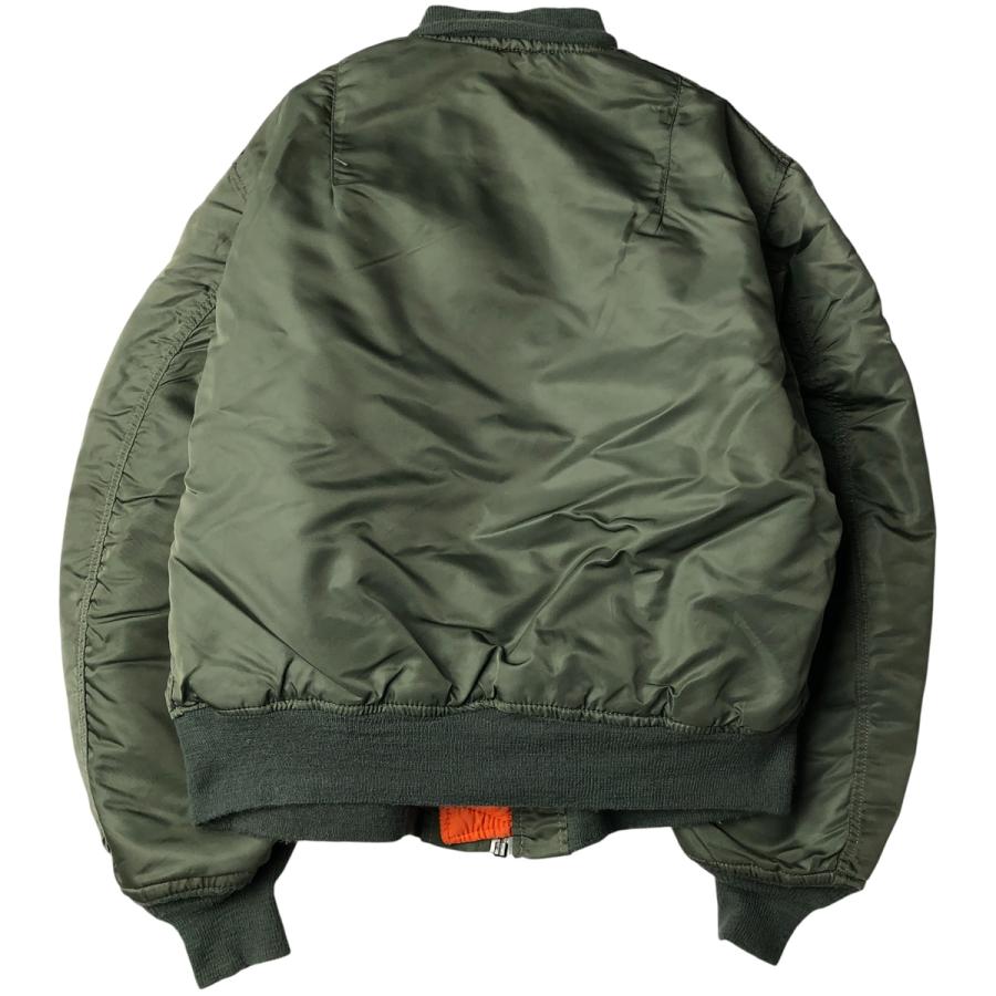 ALPHA INDUSTRIES フライトジャケット　ミリタリー　中綿入り 古着 民間品 アルファ ALPHA MA-1タイプ 中綿入り ミリタリー フライト