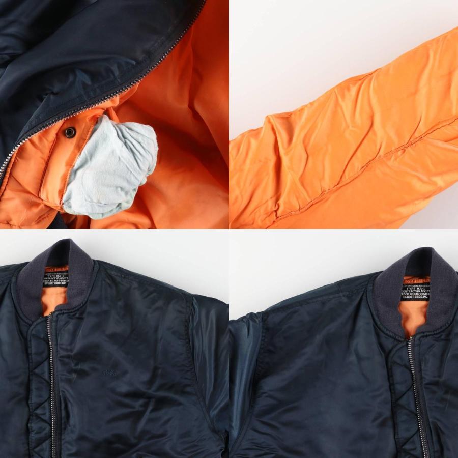 Schott N.Y.C（ショット） 古着 民間品 SCHOTT MA-1タイプ 中綿入り