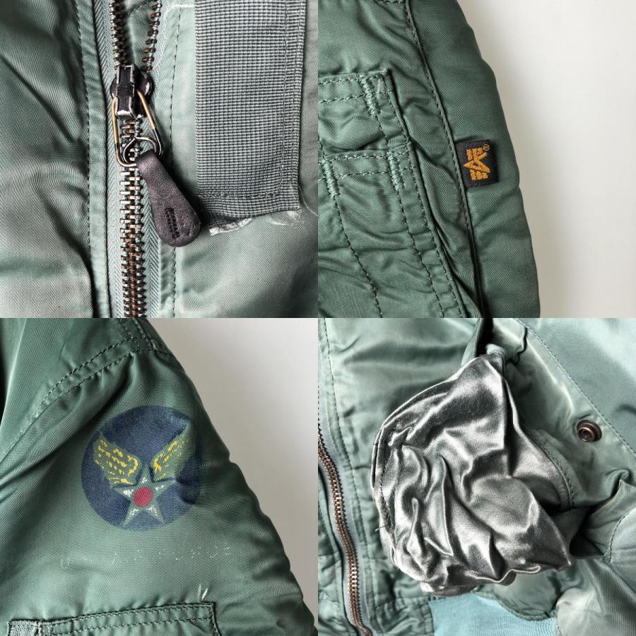 古着 民間品 アルファ ALPHA MA-1タイプ ミリタリー フライト