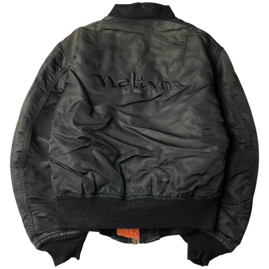 古着 民間品 アルファ ALPHA MA-1タイプ 中綿入り カスタム ミリタリー