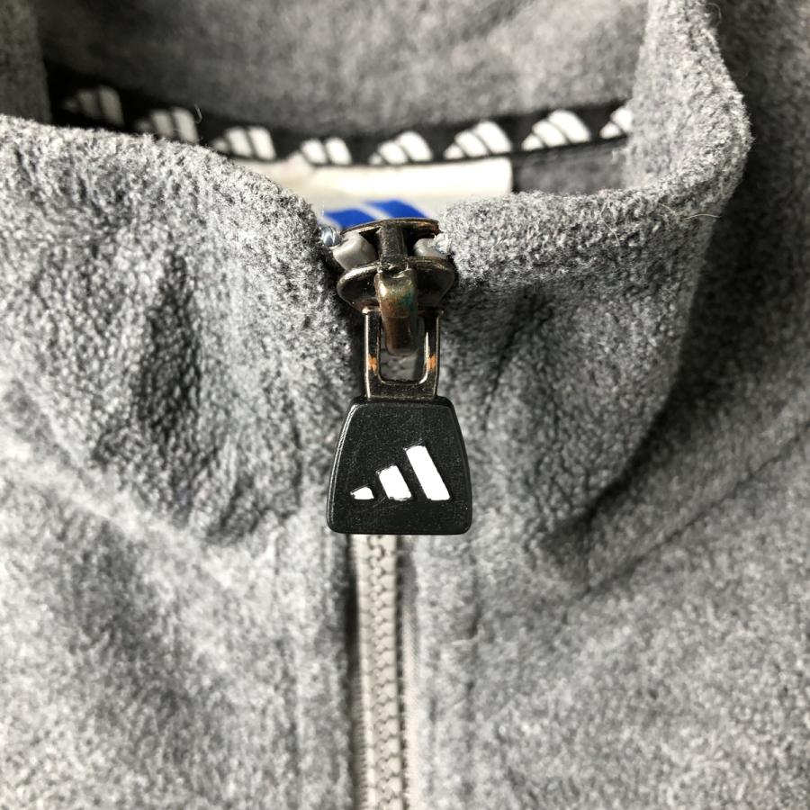 adidas（アディダス） 古着 90~00年代 ハーフジップ フリースプル 