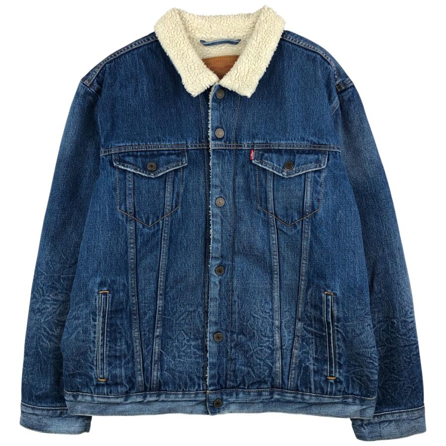 希少ヴィンテージ　内ボア付　Levi'sデニムジャケット 90s Levi's リーバイス70609 内ボア デニムジャケット M 裏ボア