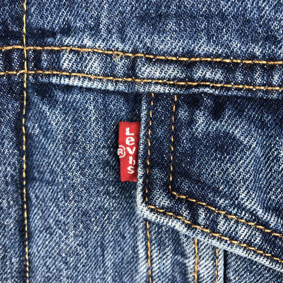 Levi's（リーバイス） 古着 中綿入り デニムボアジャケット メンズL