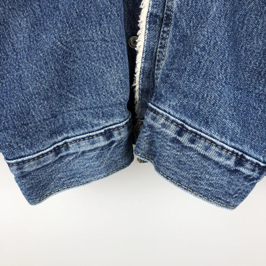Levi's（リーバイス） 古着 中綿入り デニムボアジャケット メンズL