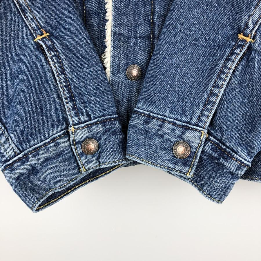 Levi's（リーバイス） 古着 中綿入り デニムボアジャケット メンズL