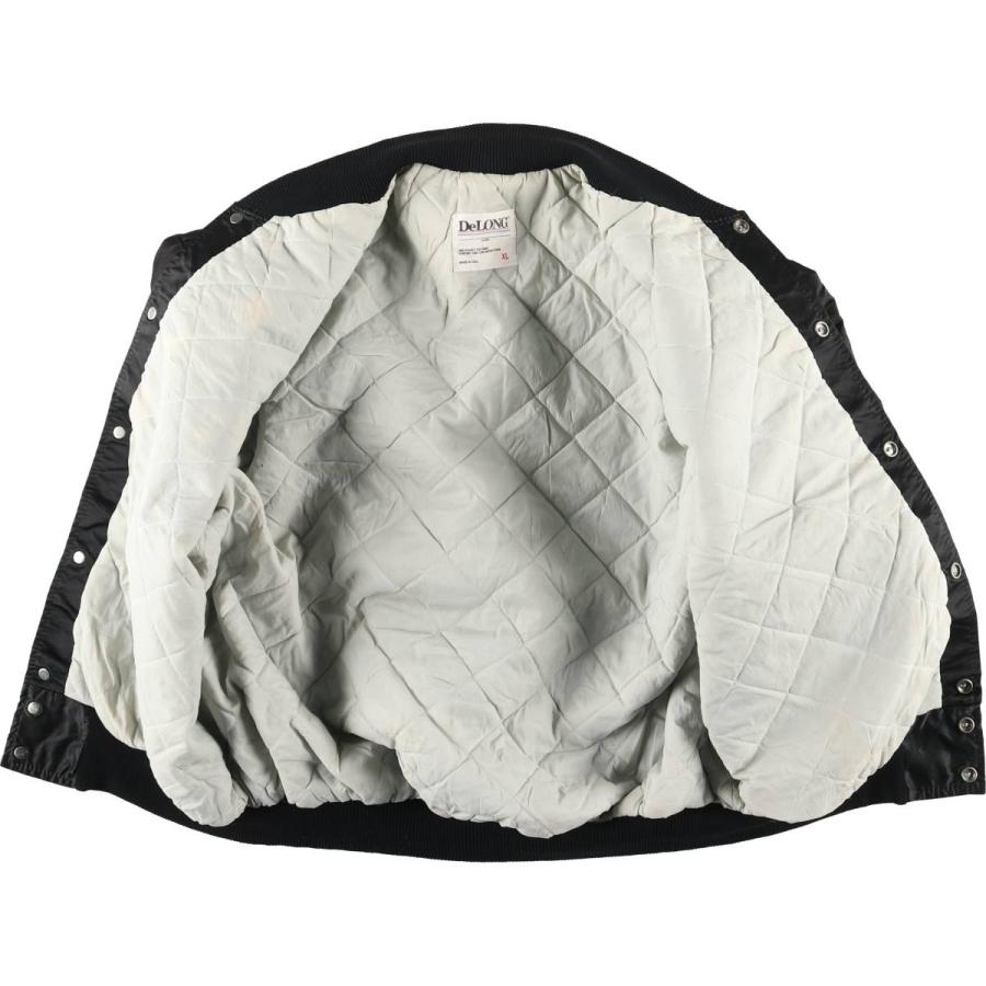 DeLONG ナイロンジャケット　スタジャン　ブルゾン　90s USA製　XXL OLD『ナイロン スタジャン デロング/DeLONG』アメリカ製 XL ブルゾン