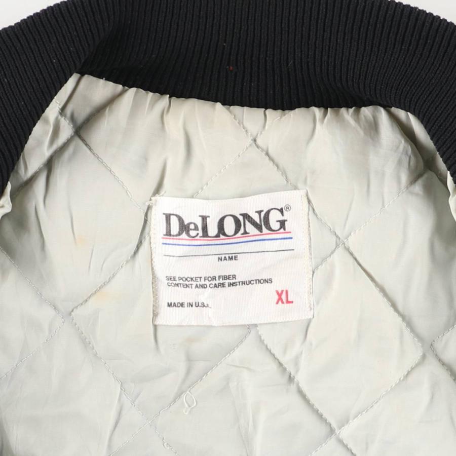 古着 90年代 デロング DeLONG ナイロンスタジャン アワードジャケット