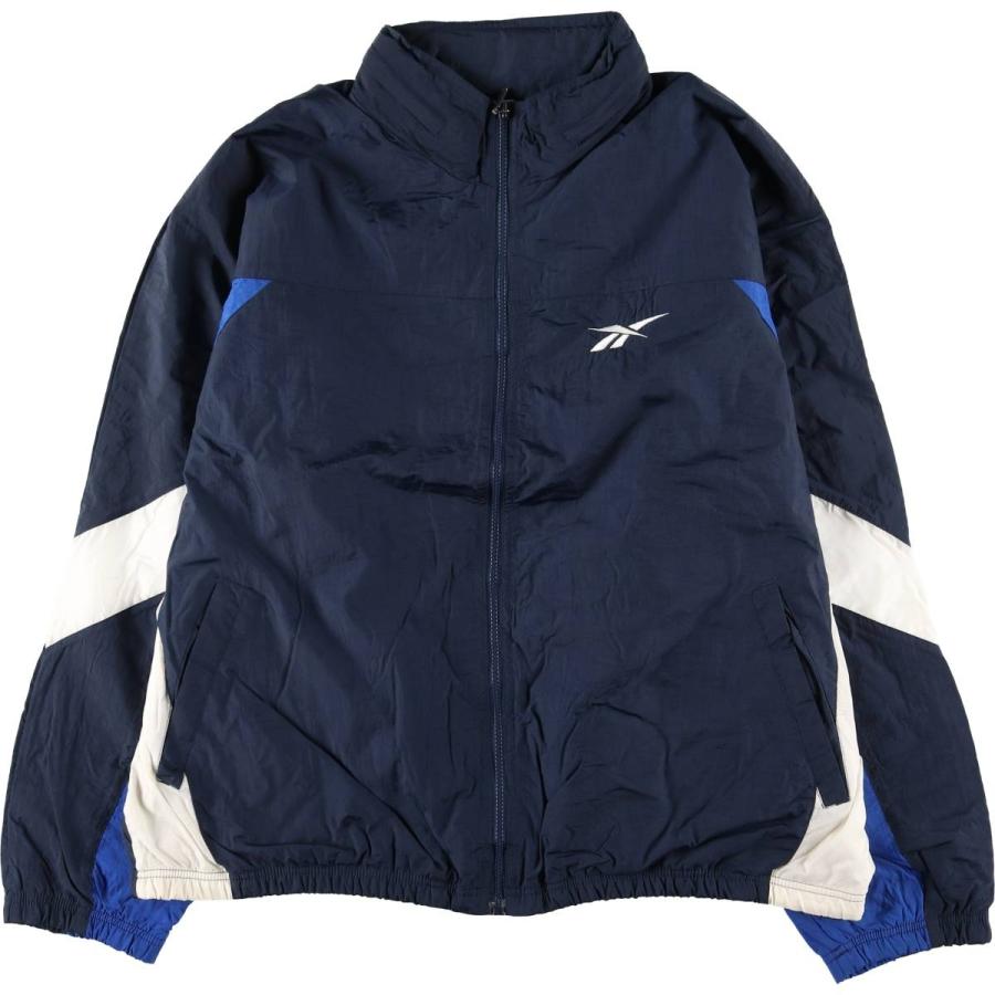 Reebok（リーボック） 古着 バックロゴ ナイロンジャケット メンズXXL