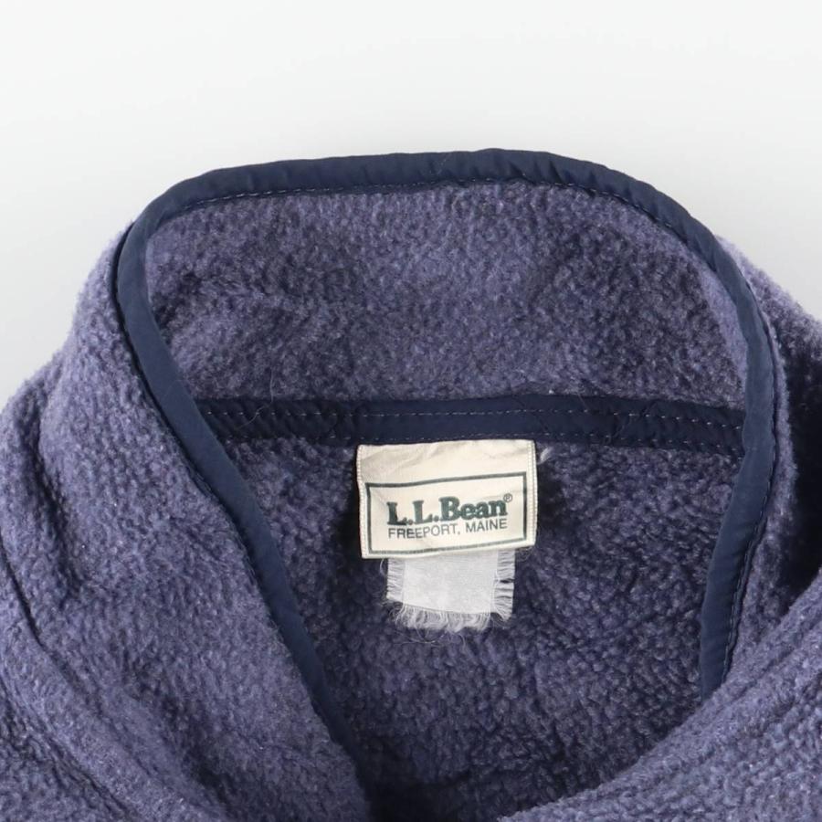 L.L.Bean（エルエルビーン） 古着 90年代 ハーフスナップ フリースプル