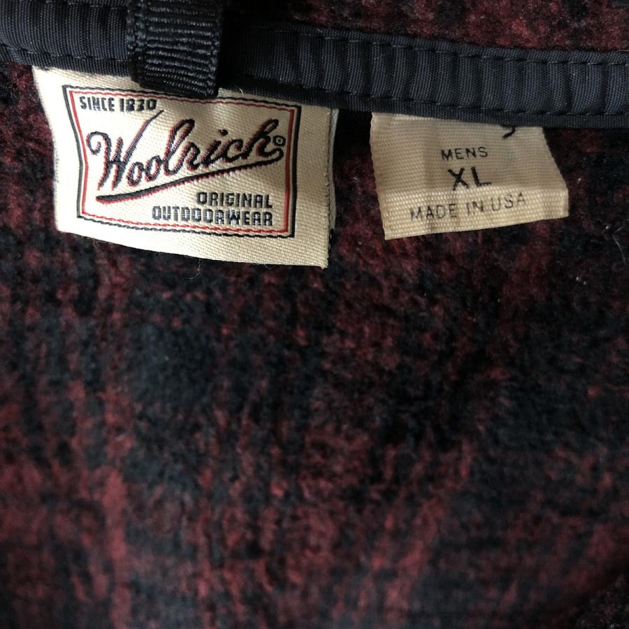 WOOLRICH（ウールリッチ） 古着 00年代 チェック柄 ハーフジップ