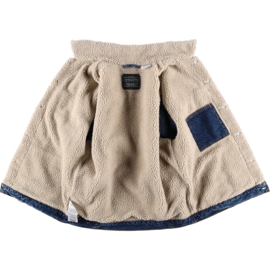 Levi's（リーバイス） 古着 中綿入り デニムボアジャケット メンズXL