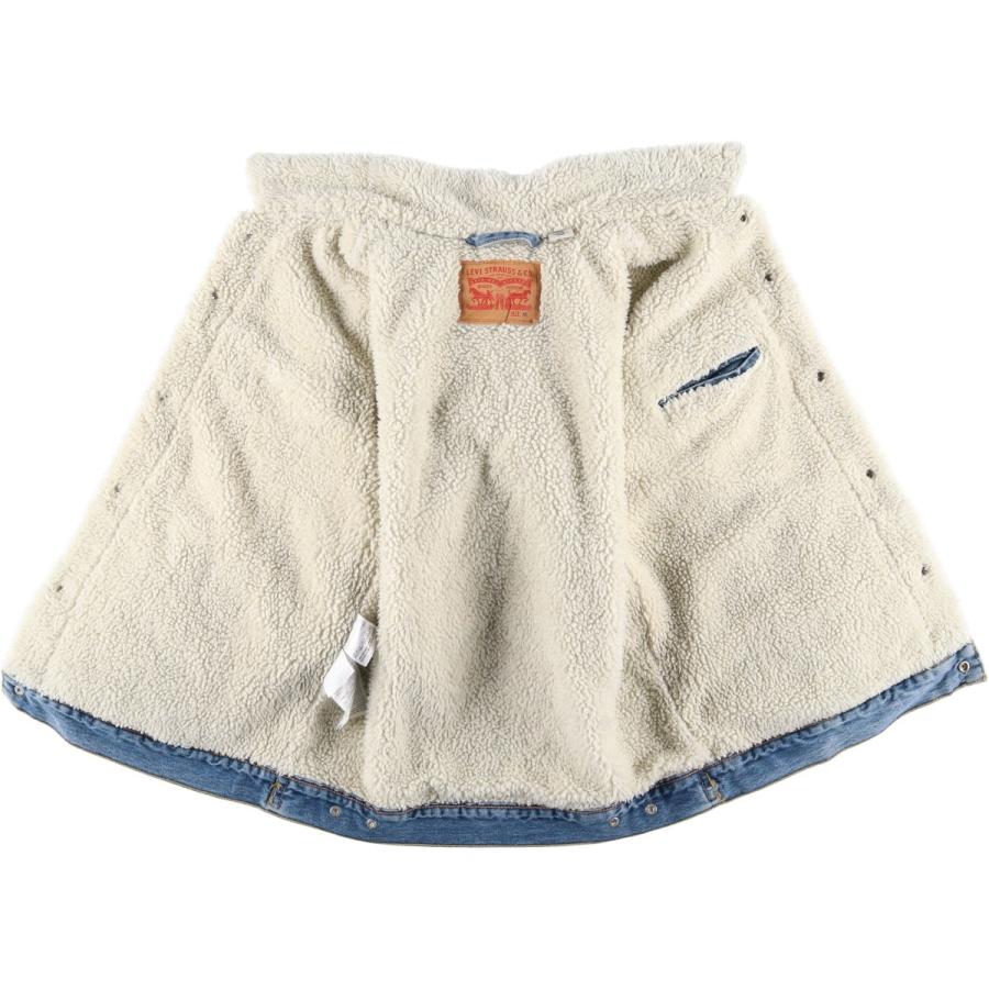 古着 リーバイス Levi's 中綿入り デニムボアジャケット メンズM相当/eaa459310 Levi's（リーバイス） 古着 中綿入り デニムボアジャケット メンズM