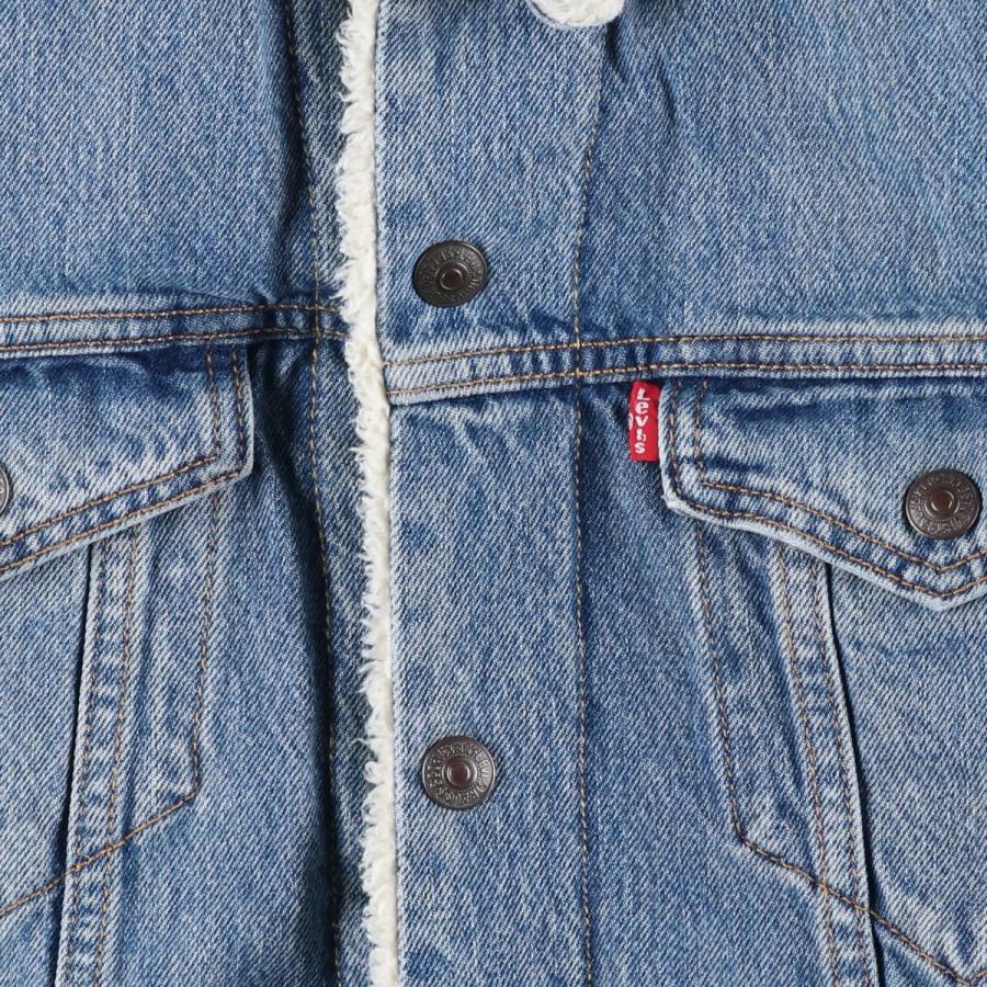 Levi's（リーバイス） 古着 中綿入り デニムボアジャケット メンズM