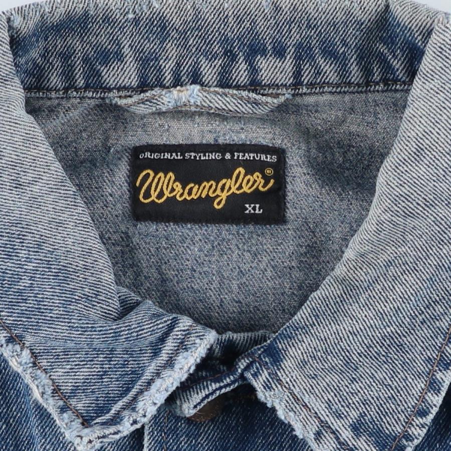 Wrangler（ラングラー） 古着 デニムジャケット Gジャン メンズXL相当