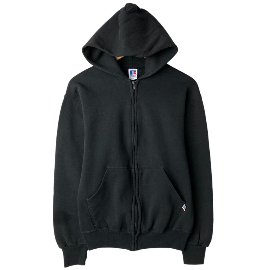 90s USA製　RUSSELL ATHLETIC ジップアップパーカー　XL 古着 90年代 ラッセル Russell スウェットフルジップパーカー USA製