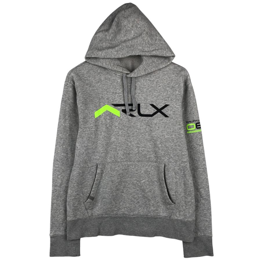 RLX ラルフローレン　グレー　カシミヤ100% パーカー　ロゴ刺繍　XS 古着 ラルフローレン Ralph Lauren RLX アールエルエックス スウェット