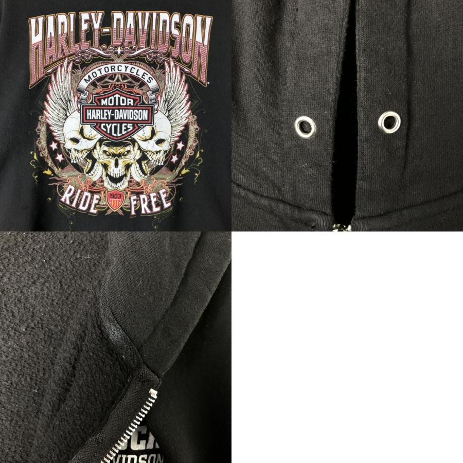 古着 ハーレーダビッドソン Harley-Davidson ドクロ柄 スカル柄