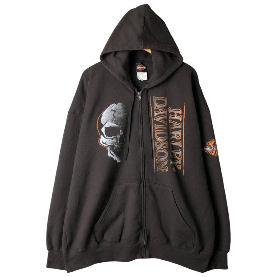 古着 ハーレーダビッドソン Harley-Davidson ドクロ柄 スカル柄