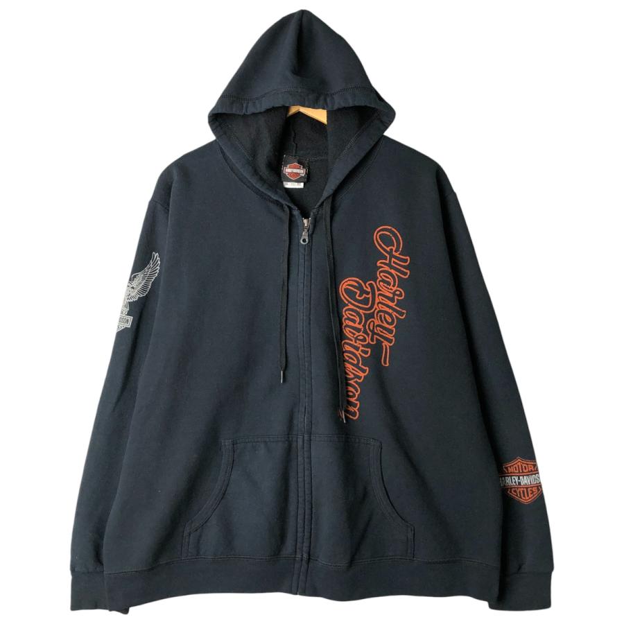 古着 ハーレーダビッドソン Harley-Davidson スウェットフルジップ