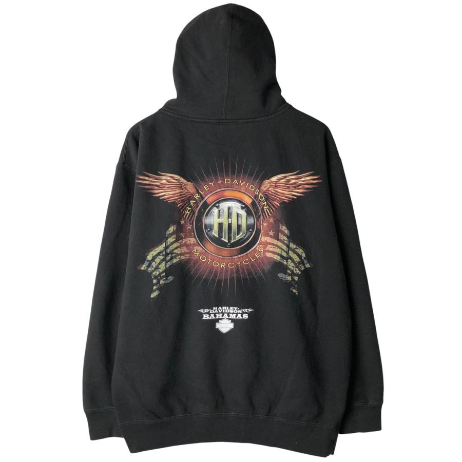 古着 ハーレーダビッドソン Harley-Davidson スウェットフルジップ