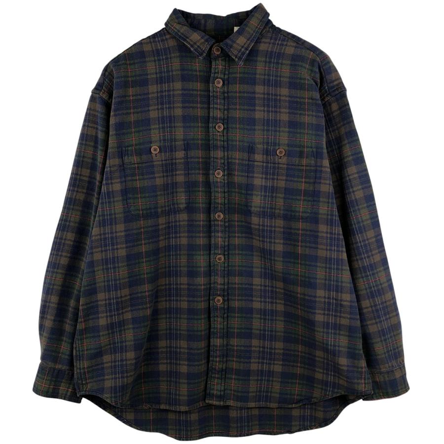 GAP（ギャップ） 古着 90年代 オールドギャップ 長袖 フランネルシャツ