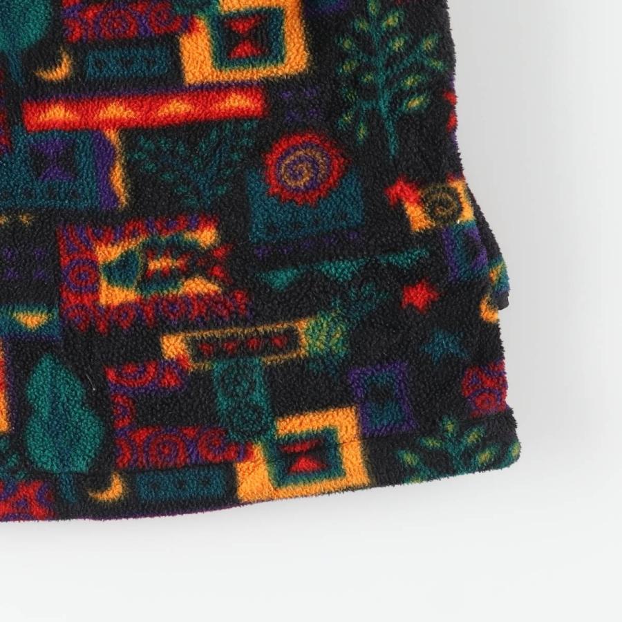 L.L.Bean（エルエルビーン） 古着 90年代 総柄 ハーフスナップ