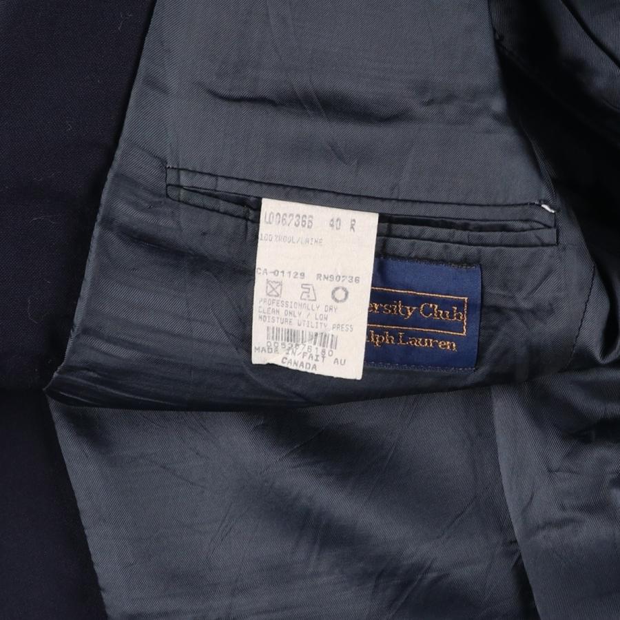 古着 80~90年代 ラルフローレン Ralph Lauren POLO UNIVERSITY CLUB 紺