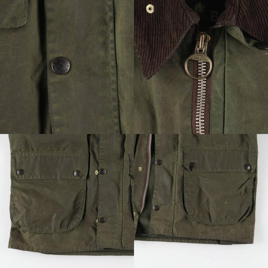 古着 80年代 バブアー Barbour BEDALE ビデイル 2ワラント ワックス