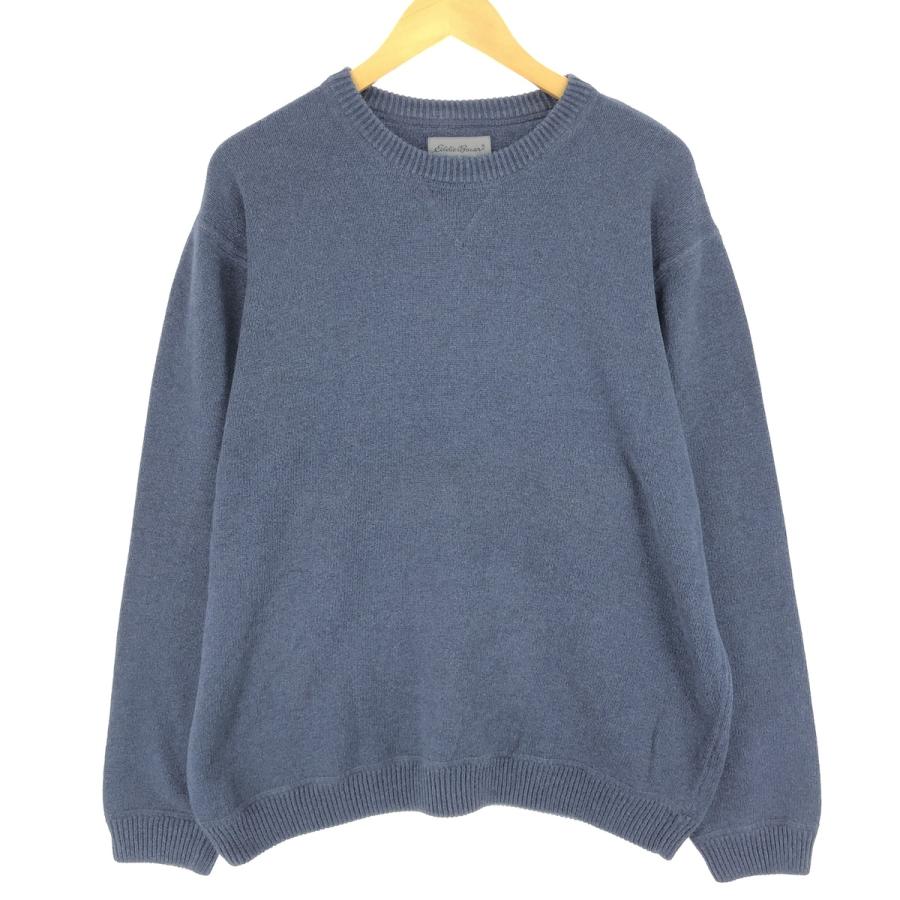 古着 エディーバウアー Eddie Bauer コットンニットセーター メンズL 