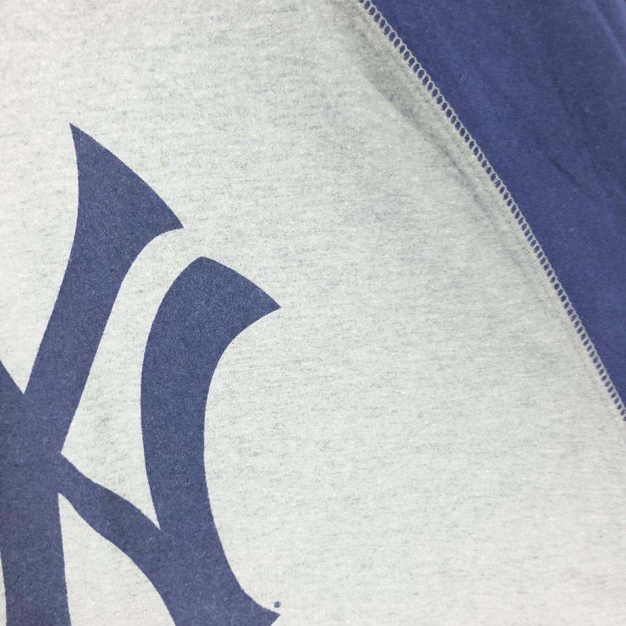 古着 MLB NEW YORK YANKEES ニューヨークヤンキース 七分袖 ラグランT