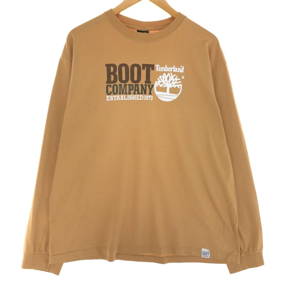ティンバーランド 90s ヴィンテージ 肉厚ロンT 刺繍ロゴ 古着 XLネイビー ティンバーランド 90s ヴィンテージ 肉厚ロンT 刺繍ロゴ 古着 XL