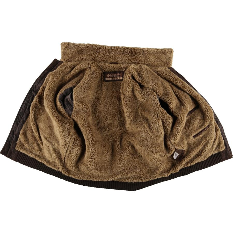 ✳ Columbia コロンビアフェイクムートン ジャケット ブラウン（X L）