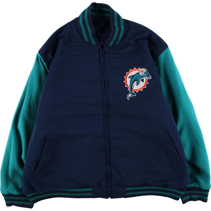 古着 NFL MIAMI DOLPHINS マイアミドルフィンズ リバーシブル 古着 NFL MIAMI DOLPHINS マイアミドルフィンズ リバーシブル