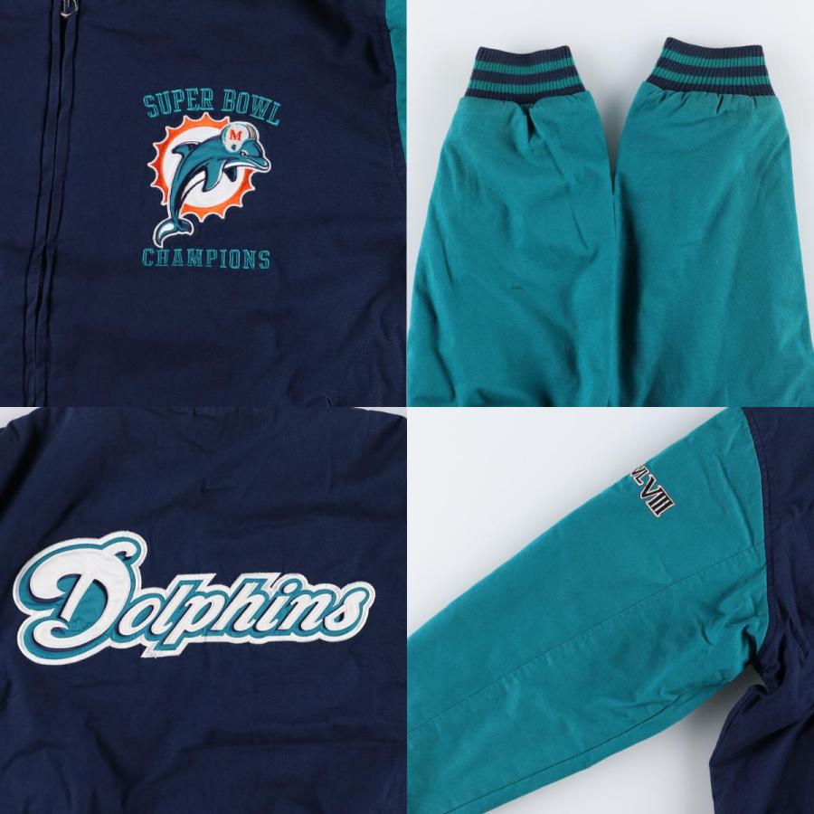 古着 NFL MIAMI DOLPHINS マイアミドルフィンズ リバーシブル 古着 NFL MIAMI DOLPHINS マイアミドルフィンズ リバーシブル