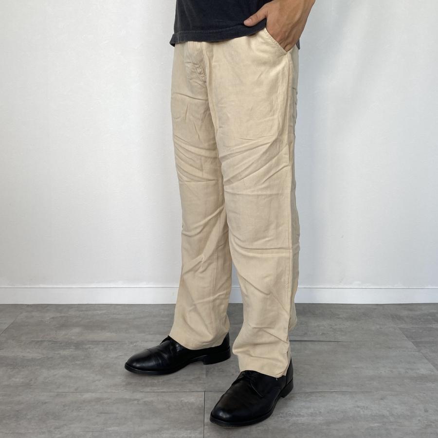 Polo by Ralph Lauren リネン100% スラックス 古着 古着 ラルフローレン Ralph Lauren POLO by Ralph Lauren